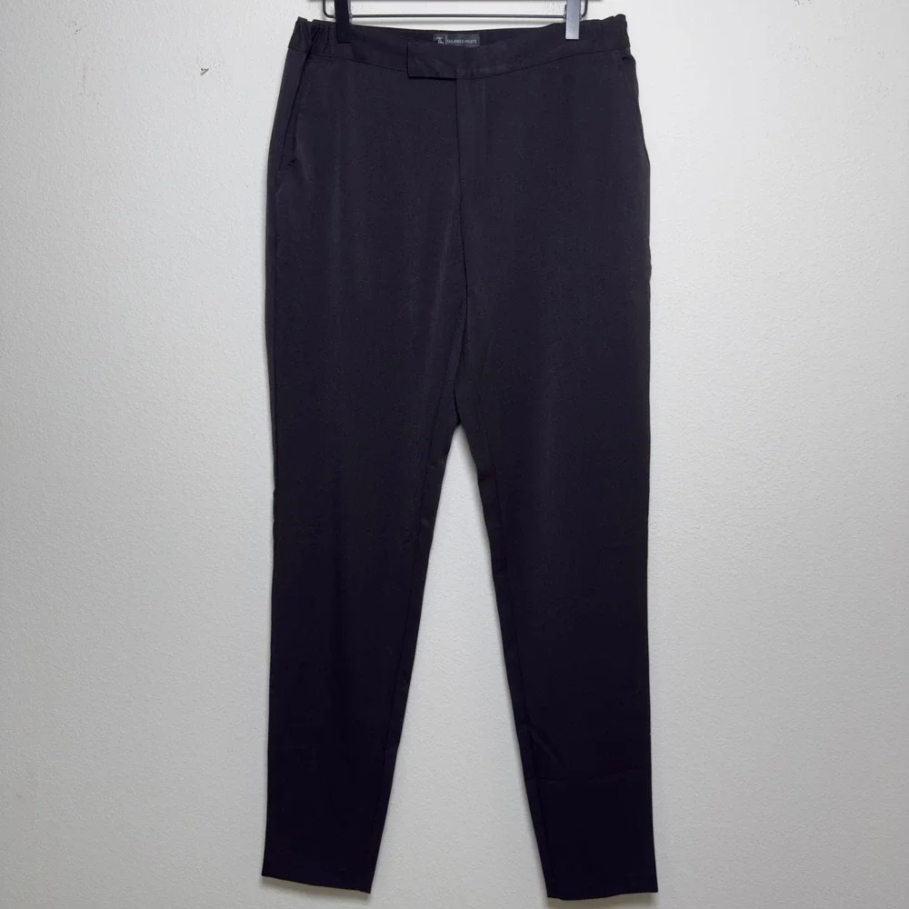 NEW Tailored Athlete Men Trousers 36W‎ 34L Black 365 Muscle Fit Stretch Pants